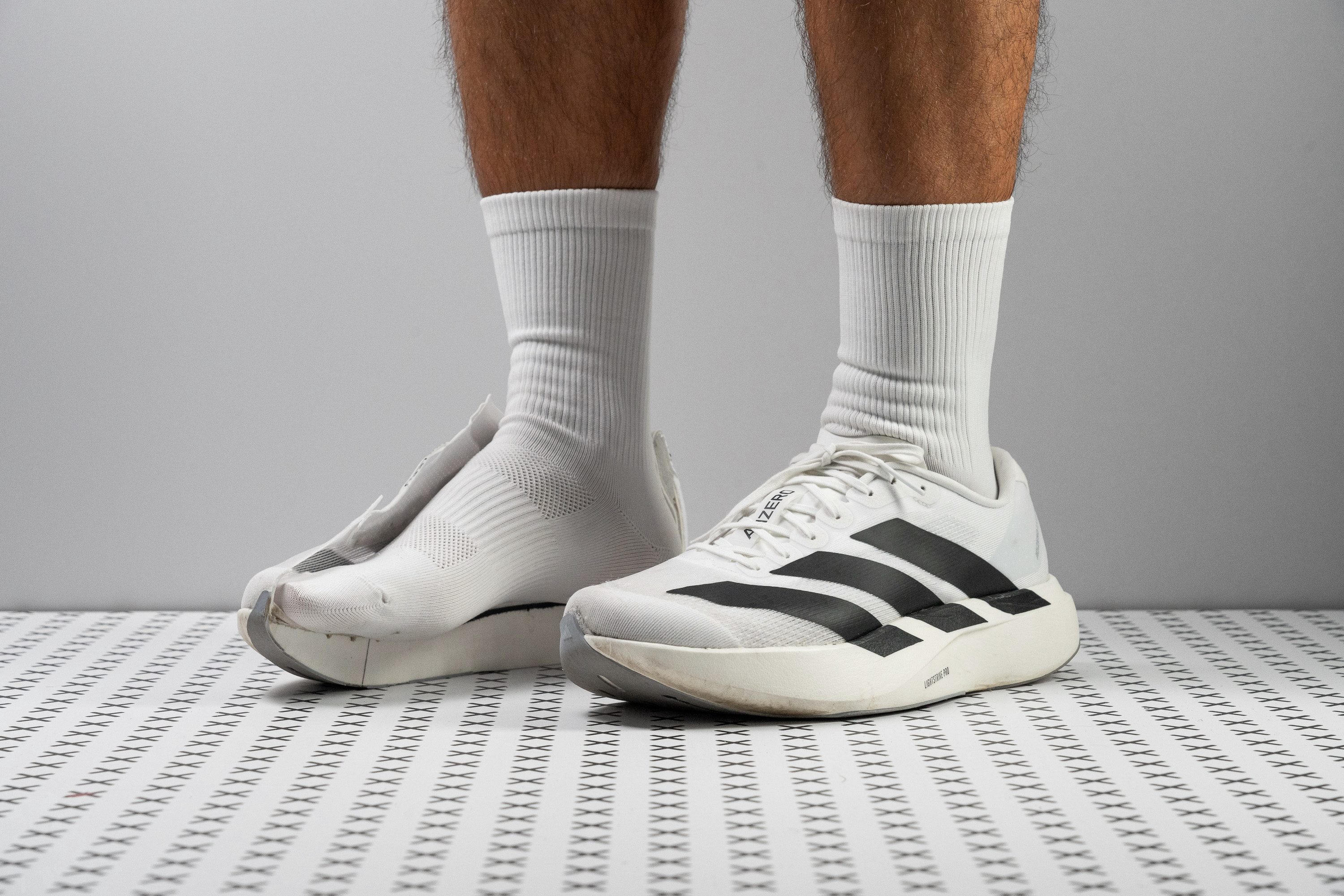 1.4" (3.6 cm) - Adidas Adizero EVO SL